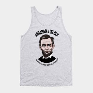 Abraham Lincoln Honest Abe American President Quote Tank Top